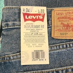 Levi's Blue Straight Jeans Classic Style